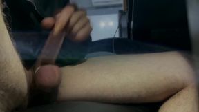 Mushroom Cock Almost Caught Cumming by Wife