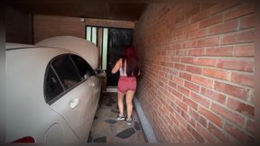 I REPAIR A BEAUTIFUL BOOB'S CAR AND SHE PAYS ME WITH A BLOWJOB AND A FUCK