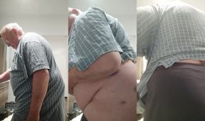 Marks of the belt on my ass