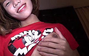 Huge dick amateur Asian teen ladyboy Noey bareback ass fuck on camera