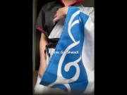 Gintoki cosplay masturbating + nipple play [Part 1]