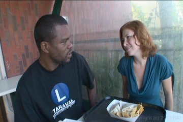 Redhead Enjoys a Big Black Dick