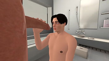 Mike bathroom handjob