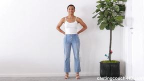 Exotic Girl With Amazing Body Has Crazy Strong Orgasms Throughout Her Casting