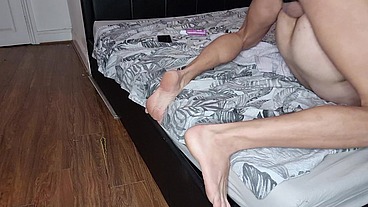 Paloma Veiga fodendo rabinho de puto no pelo