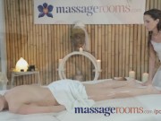 Massage Rooms Stunning lesbians have oily fun and intense G-spot orgasms