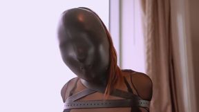 Hooded And Restrained In Ballet Boots