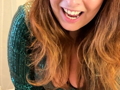 Amateur striptease and Solo masturbation