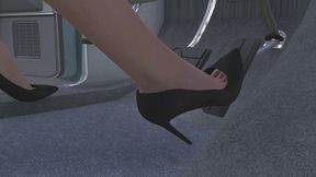 1975 Ford LTD Landau Cranking Template - Harley in Stiletto Pumps 1080p