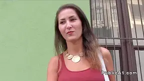 Euro Big Tits Girl Blowjob For Money In Some Basement