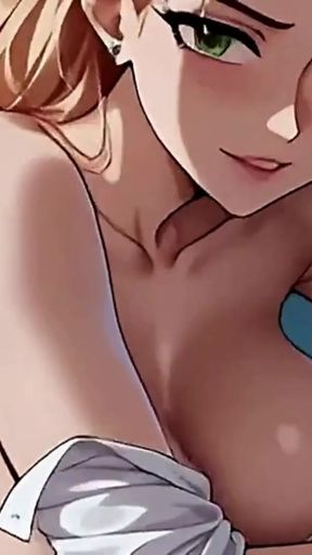 ABOVE THE CLOUDS: Mile High Club with Goddess Topless (Anime POV)   Clip 2