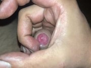 Masturbation du soir avec ejaculation sperm homme solo