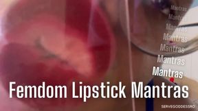 Femdom Lipstick Mantras - Royal Ro plexiglass kisses