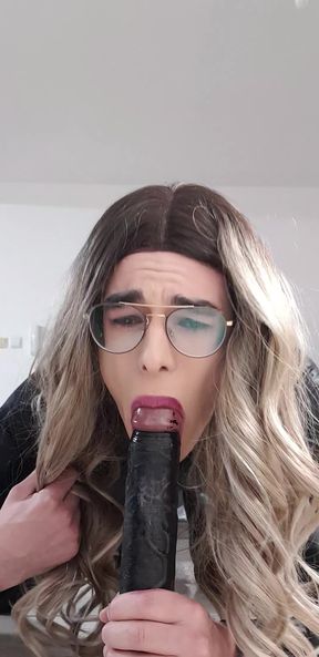 Sissy Jade sucks you off POV