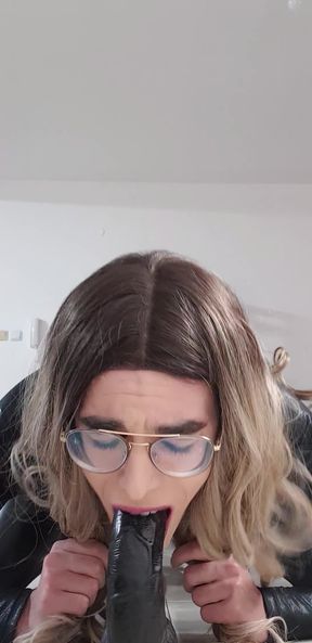 Sissy Jade sucks you off POV
