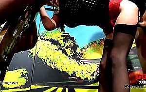 Viktoria goo shows perfect blowjob and deepthroat