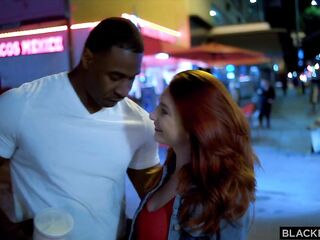BLACKEDRAW Redhead Lacy Takes On Giant BBC