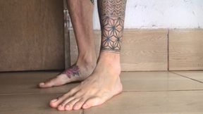 Showing off the most beautiful male foot you've ever seen.