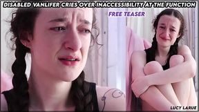 Disabled Vanlifer Cries Over Inaccessibility at the Function