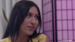 Stepdaughters Hazel Moore and Alexa Chains Get Caught by Their Stepmoms in a Steamy Encounter – Big Titted MILFs Join the Fun!