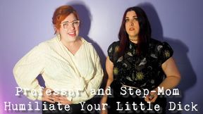 Professor and Step-Mom Humiliate Little Dick