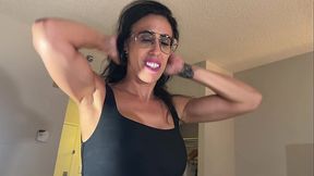 My Naughty Stepmom Candice Cum Gave her stepson a Quick BJ