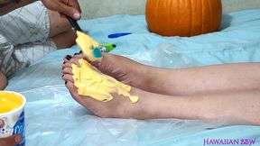 🎃👣 Halloween Frosted Feet BTS 👣🎃