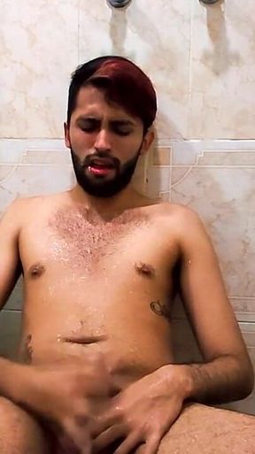 Fake pussy made out of a condom, pee squirt, two loads and tons of horny wet fun