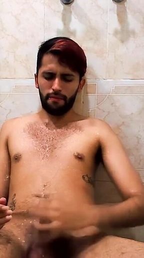 Fake pussy made out of a condom, pee squirt, two loads and tons of horny wet fun