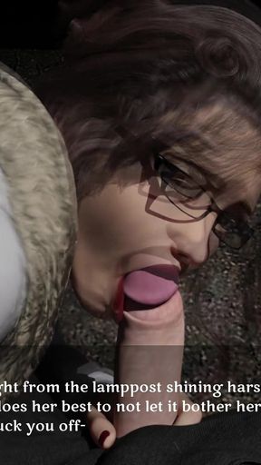 Wife Cheats on Her Cuckold Husband with Young Cock in the Park - a Stepmother's Love