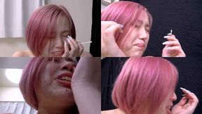 Nene Tanaka - CLOSE-UP of Japanese cute girl SNEEZING sneez-02 - wmv