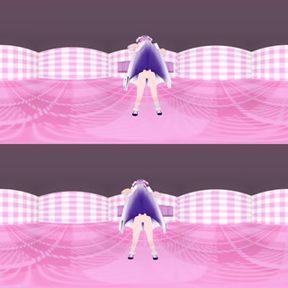 [VR 360] Aqua Minato Vtuber Lifting up a skirt