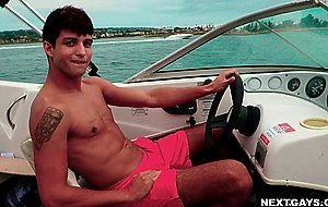 Jayden and Elliot naughty fun after a boat ride