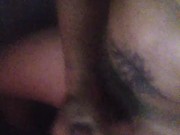 Hot Latino thug masturbating in gloryhole while guys peek through the hole on each side