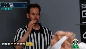 Hot - Hot Professional Athletes Sarah Jessie Getting Her Pussy Pounded During The Game