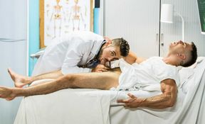 Visit to the doctor ends with hard anal sex scenes