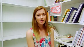 Shy Redhead student 18+ Gets Fucked From First Person