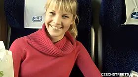 Beauty on train