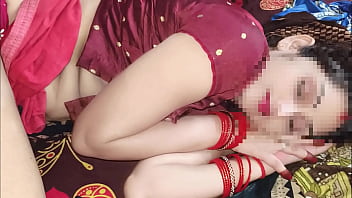 Karwachauth special:- janvibhabhi was fucked by her husband in missionary position