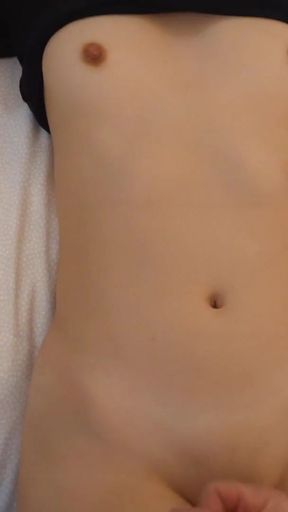 Emotional moment from &quot;Visiting my girlfriend&#039;s sister in her room and jerk off while she&#039;s naked&quot;