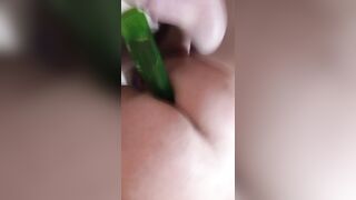 Homo stud shag his backside with a splooge bottle