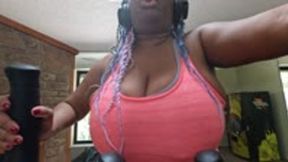 Giantess - Invisible & Helpless: Teeny Cuck at Her Cardio Mercy POV, female domination, big titis, fantasy 4k