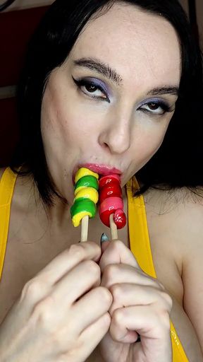 Lollipops and Gummy Worms for My Holes