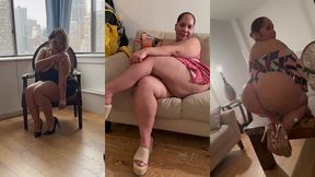 crossed legs - high heels - shoe dangling - femdom mistress goddess worship - erotic dirty talk audio - fat ass