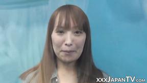 ”Naughty Japanese sweeties spread their cunts wide open”