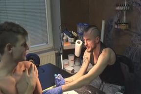 fleshy Hook-up For money In A Tat Studio