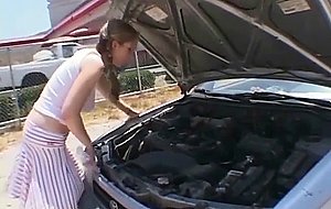 babe picked up for wild anal gangbang