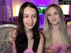 Small tit brunette banged on the floor