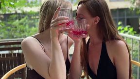 Redhead Big Ass & Busty Blonde Beg for Cum in Secret Wife-Approved Threesome FFM Free Porn