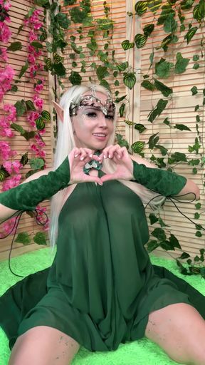 You found the elf. Now unlock the secret level with heart button